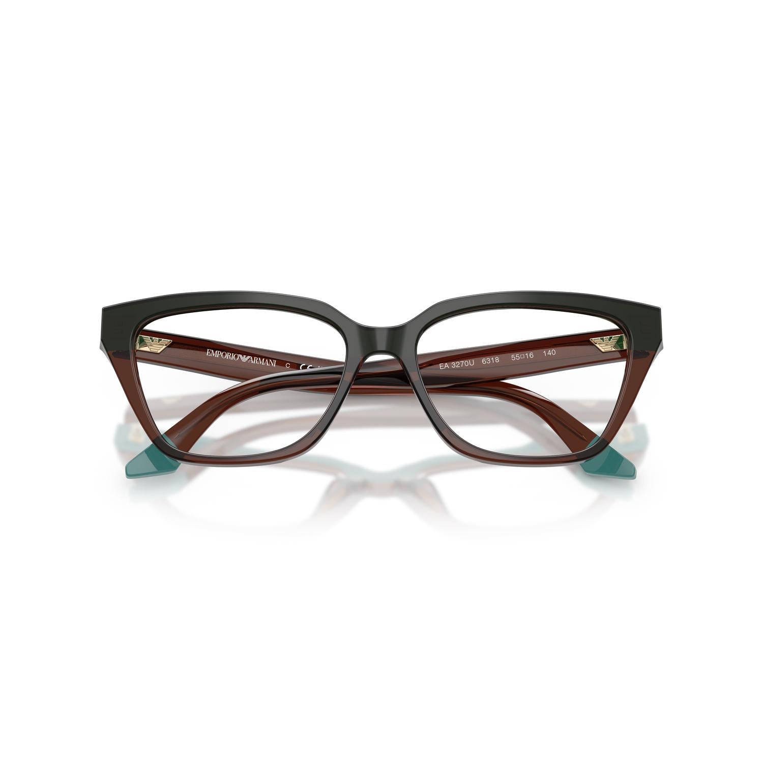 EYEGLASSES EMPORIO ARMANI MODEL 3270U COLOR 6318 CLOSED VIEW