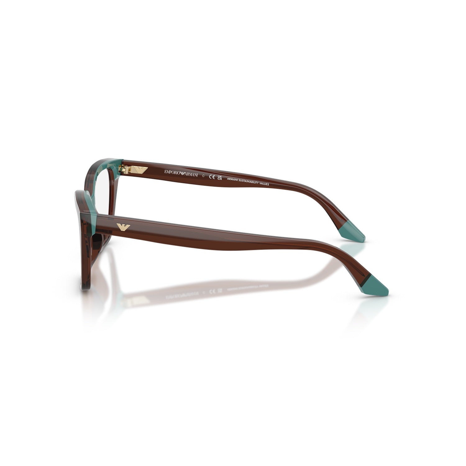 EYEGLASSES EMPORIO ARMANI MODEL 3270U COLOR 6318 SIDE VIEW
