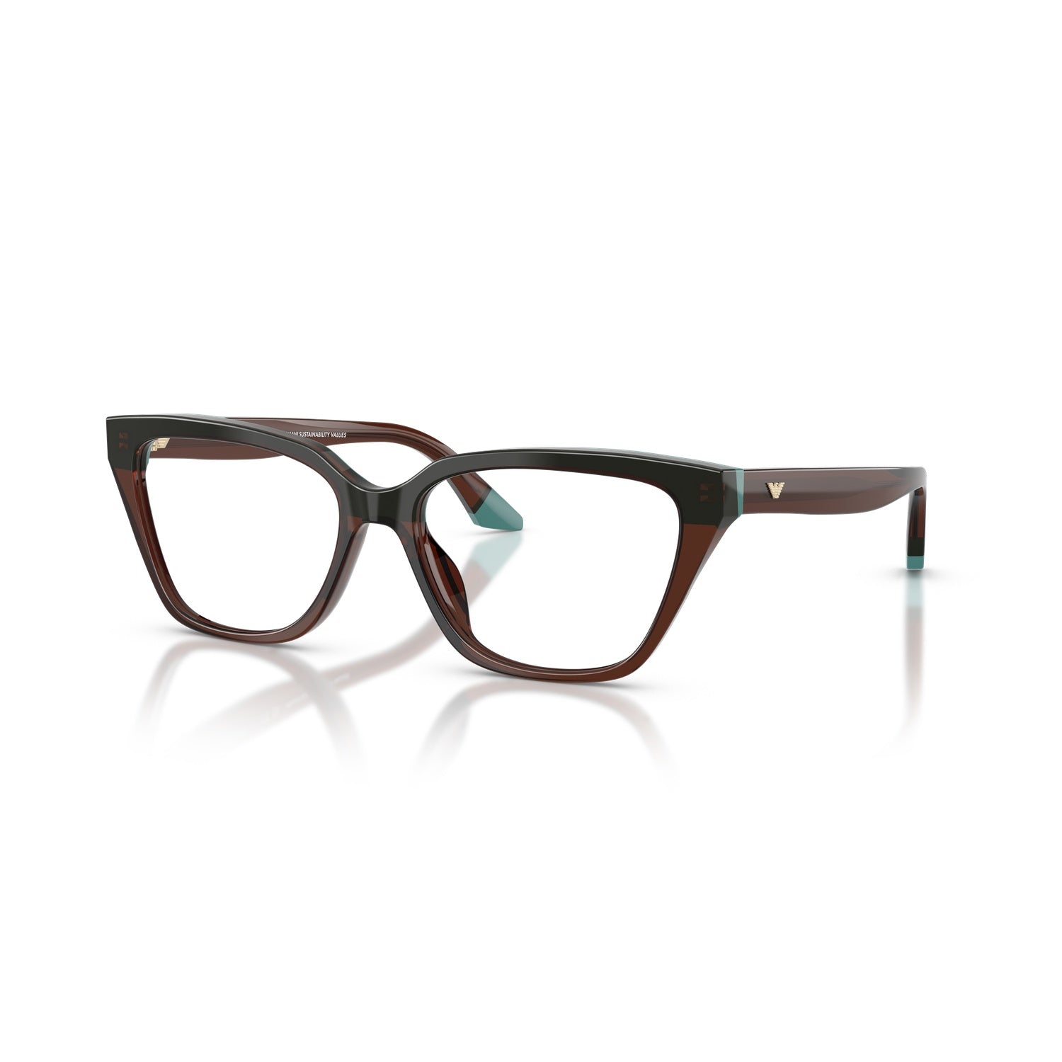 EYEGLASSES EMPORIO ARMANI MODEL 3270U COLOR 6318 ANGLED VIEW