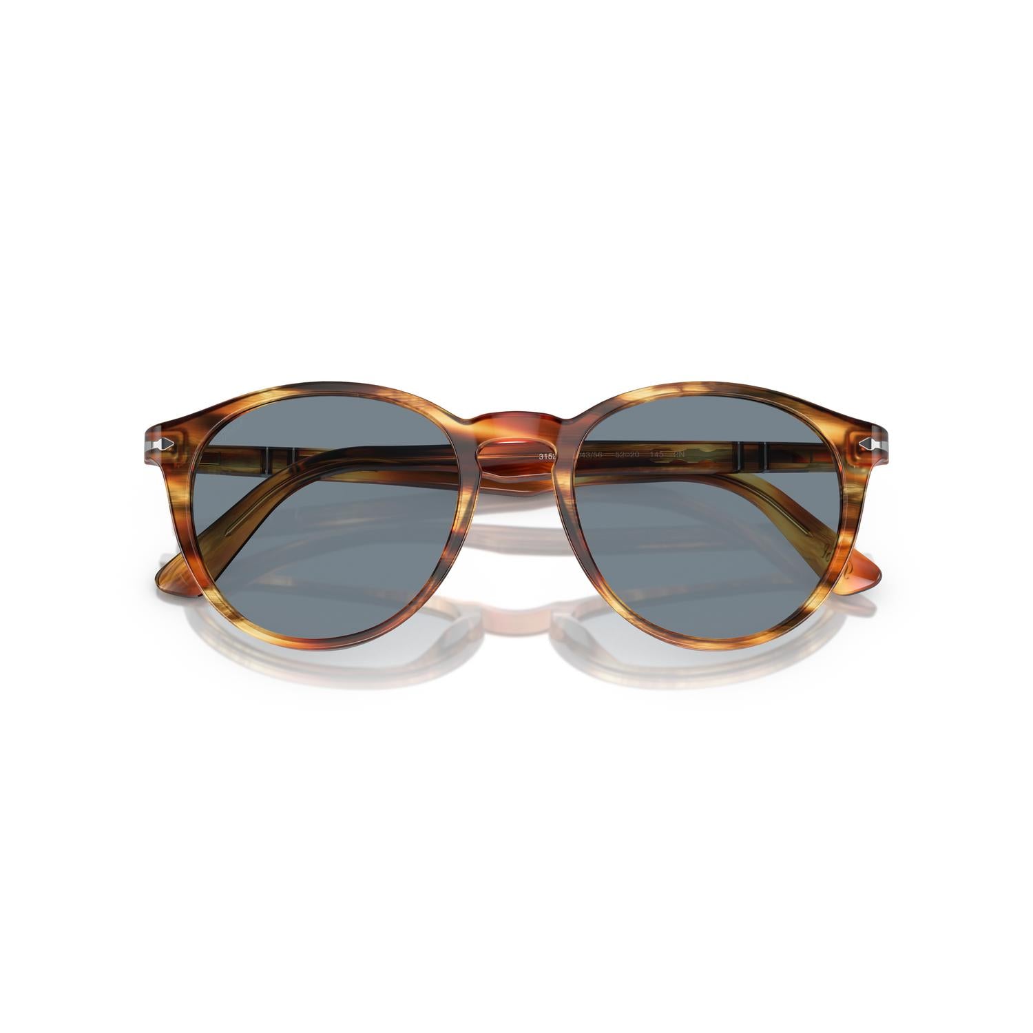 SUNGLASSES PERSOL MODEL 3152S COLOR 904356 CLOSED VIEW