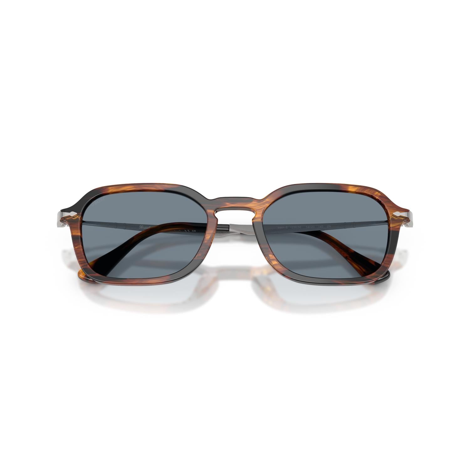 SUNGLASSES PERSOL MODEL 3381S COLOR 123556 CLOSED VIEW