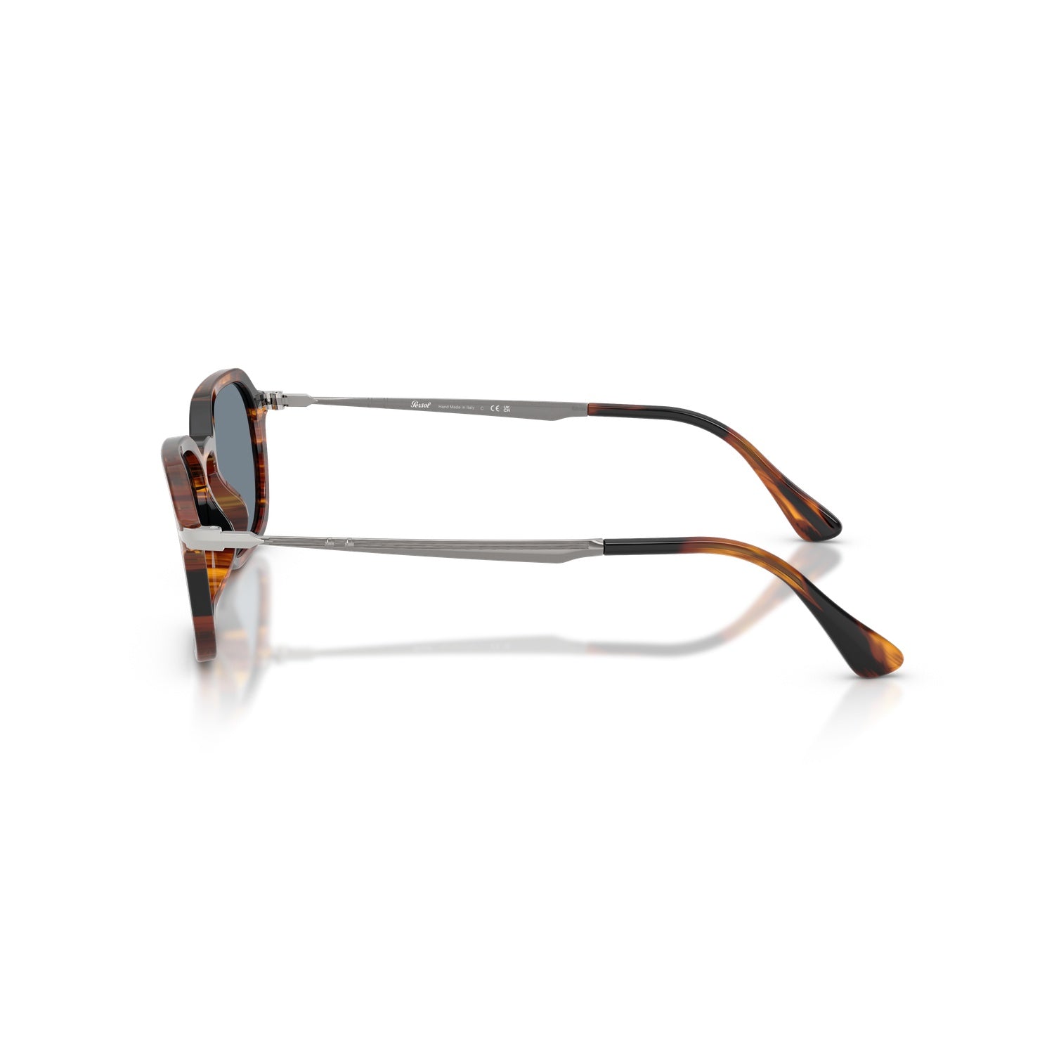 SUNGLASSES PERSOL MODEL 3381S COLOR 123556 SIDE VIEW