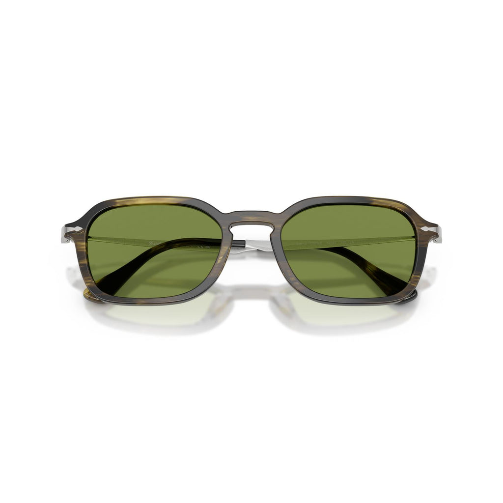 SUNGLASSES PERSOL MODEL 3381S COLOR 12374E CLOSED VIEW