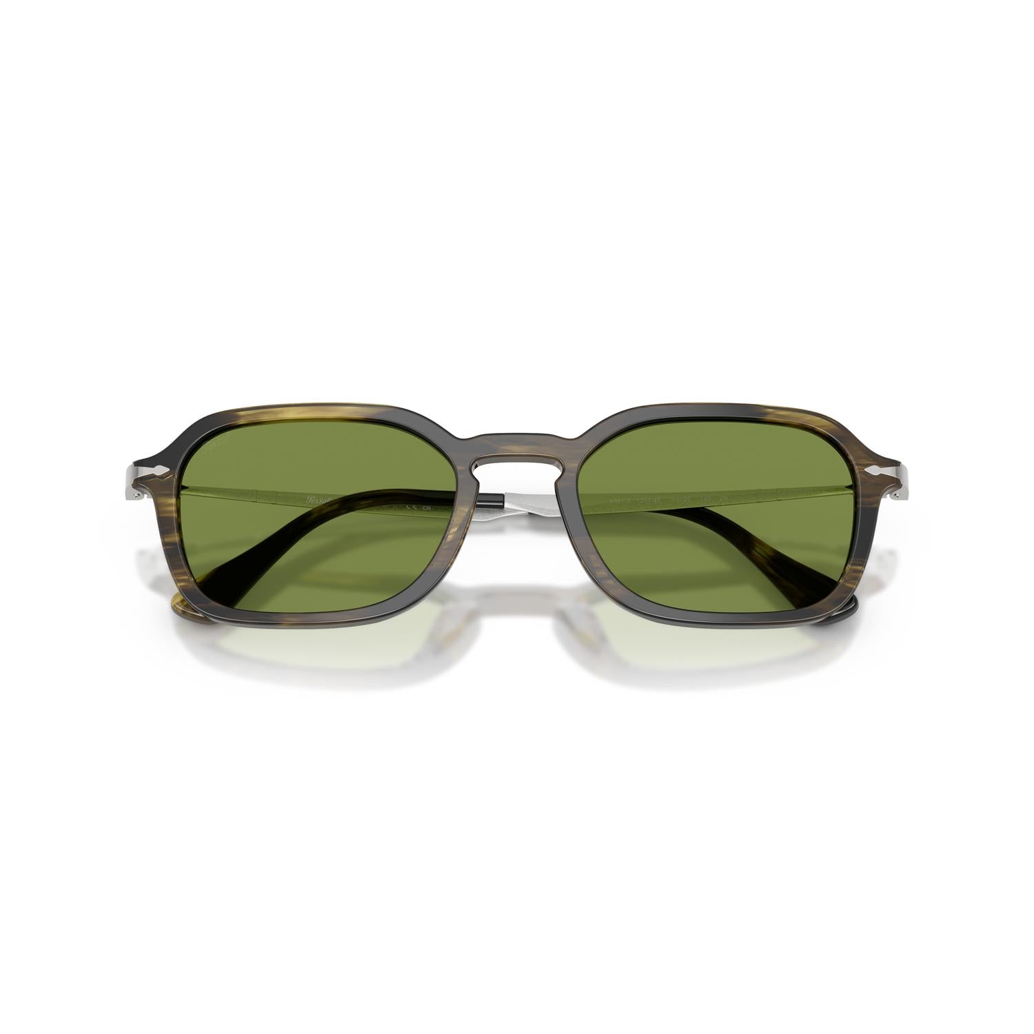 SUNGLASSES PERSOL MODEL 3381S COLOR 12374E CLOSED VIEW