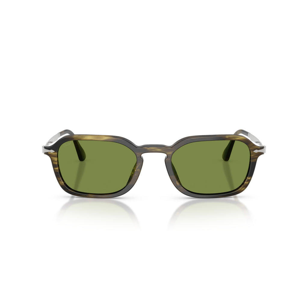 SUNGLASSES PERSOL MODEL 3381S COLOR 12374E FRONT VIEW