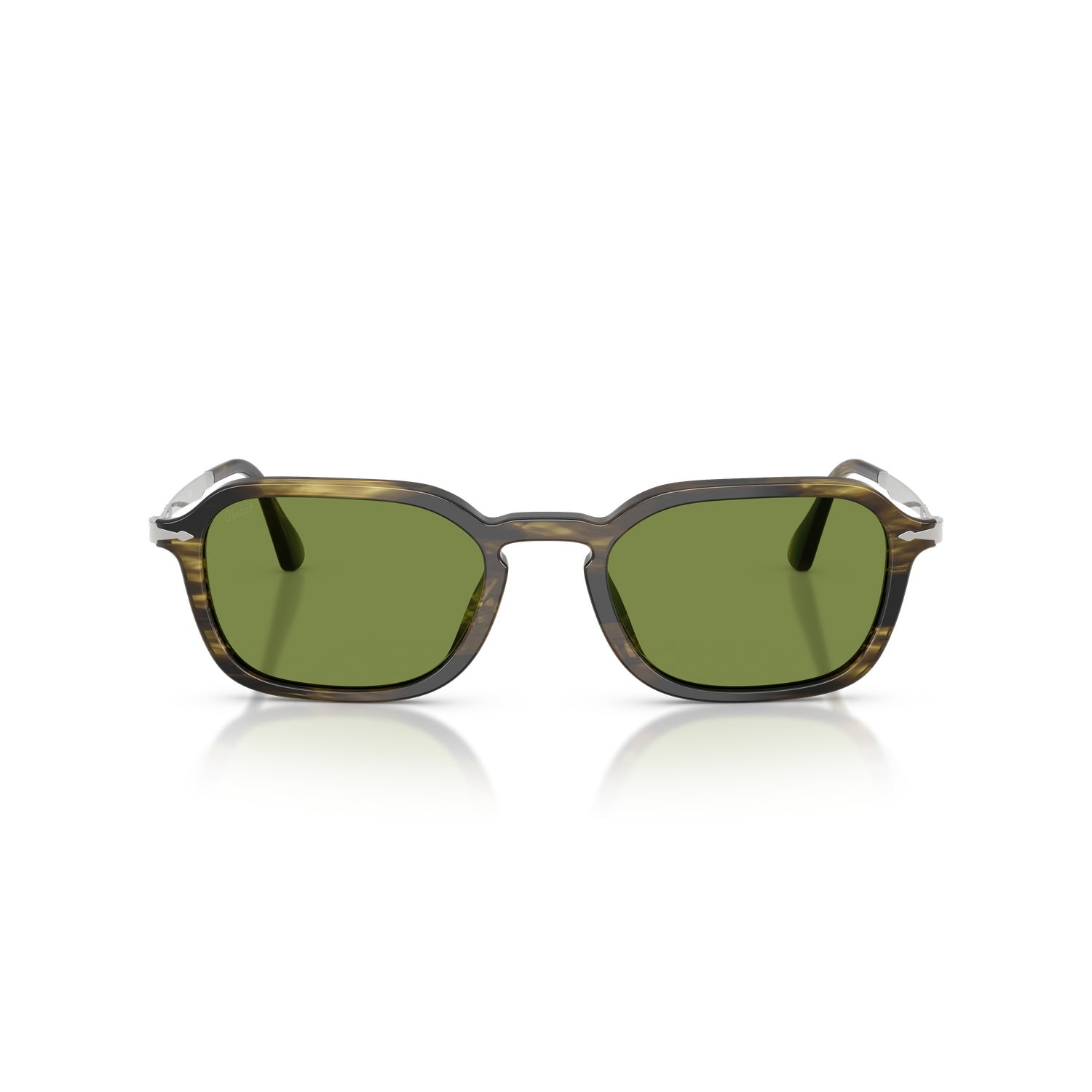 SUNGLASSES PERSOL MODEL 3381S COLOR 12374E FRONT VIEW