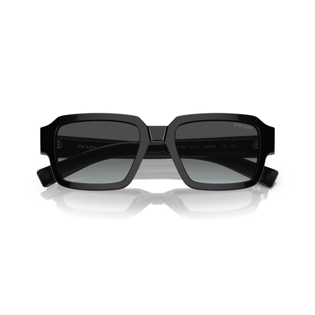 SUNGLASSES PRADA MODEL 02ZS COLOR 1AB06T CLOSED VIEW
