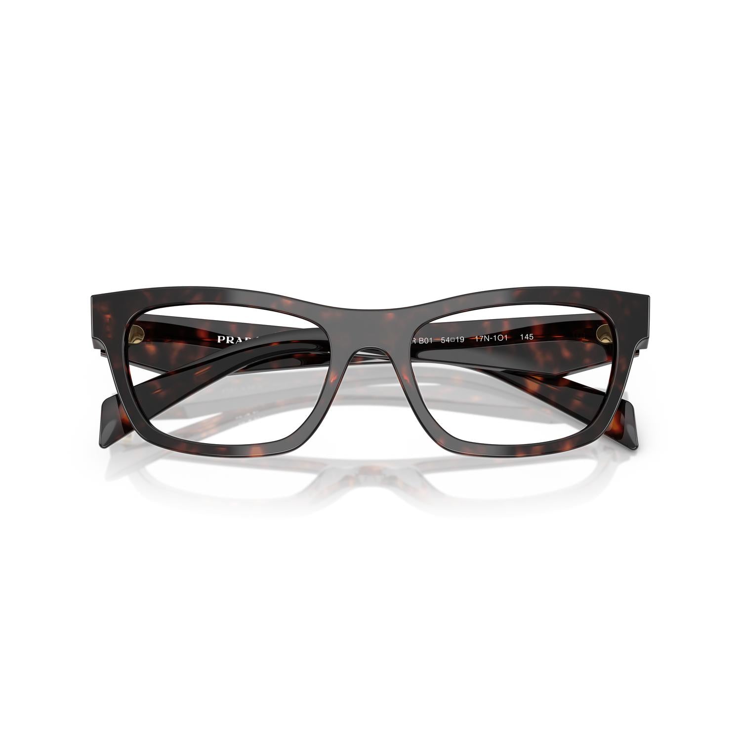 EYEGLASSES PRADA MODEL B01V COLOR 17N1O1 CLOSED VIEW