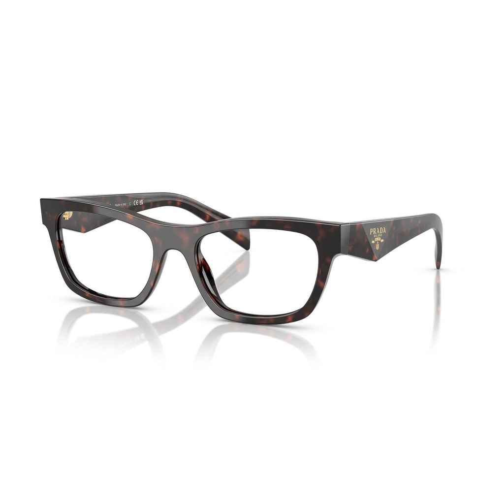 EYEGLASSES PRADA MODEL B01V COLOR 17N1O1 ANGLED VIEW