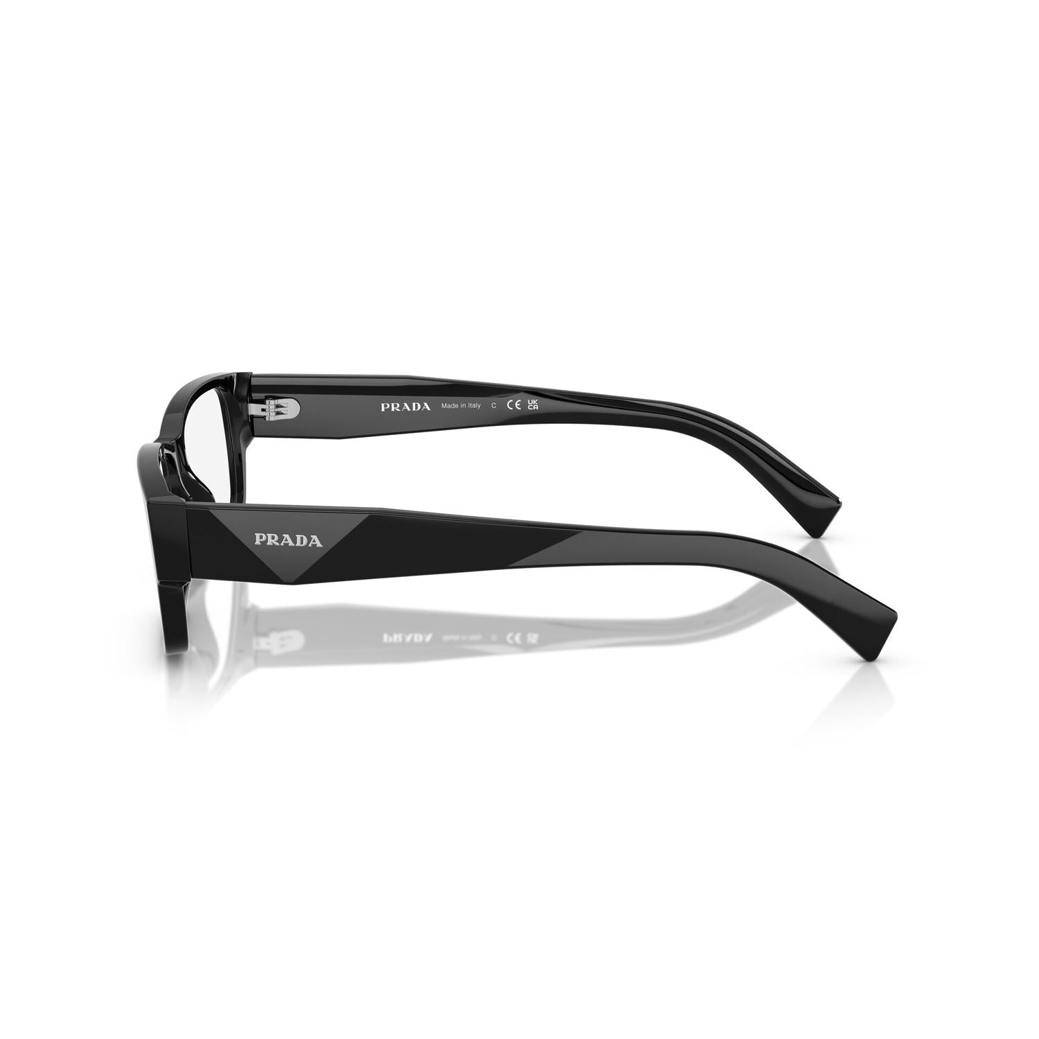 EYEGLASSES PRADA MODEL B09V COLOR 16K1O1 SIDE VIEW