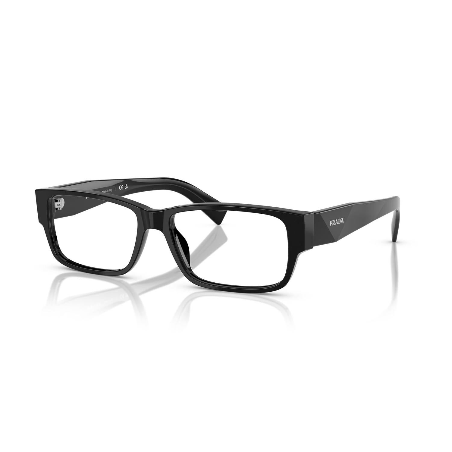 EYEGLASSES PRADA MODEL B09V COLOR 16K1O1 ANGLED VIEW