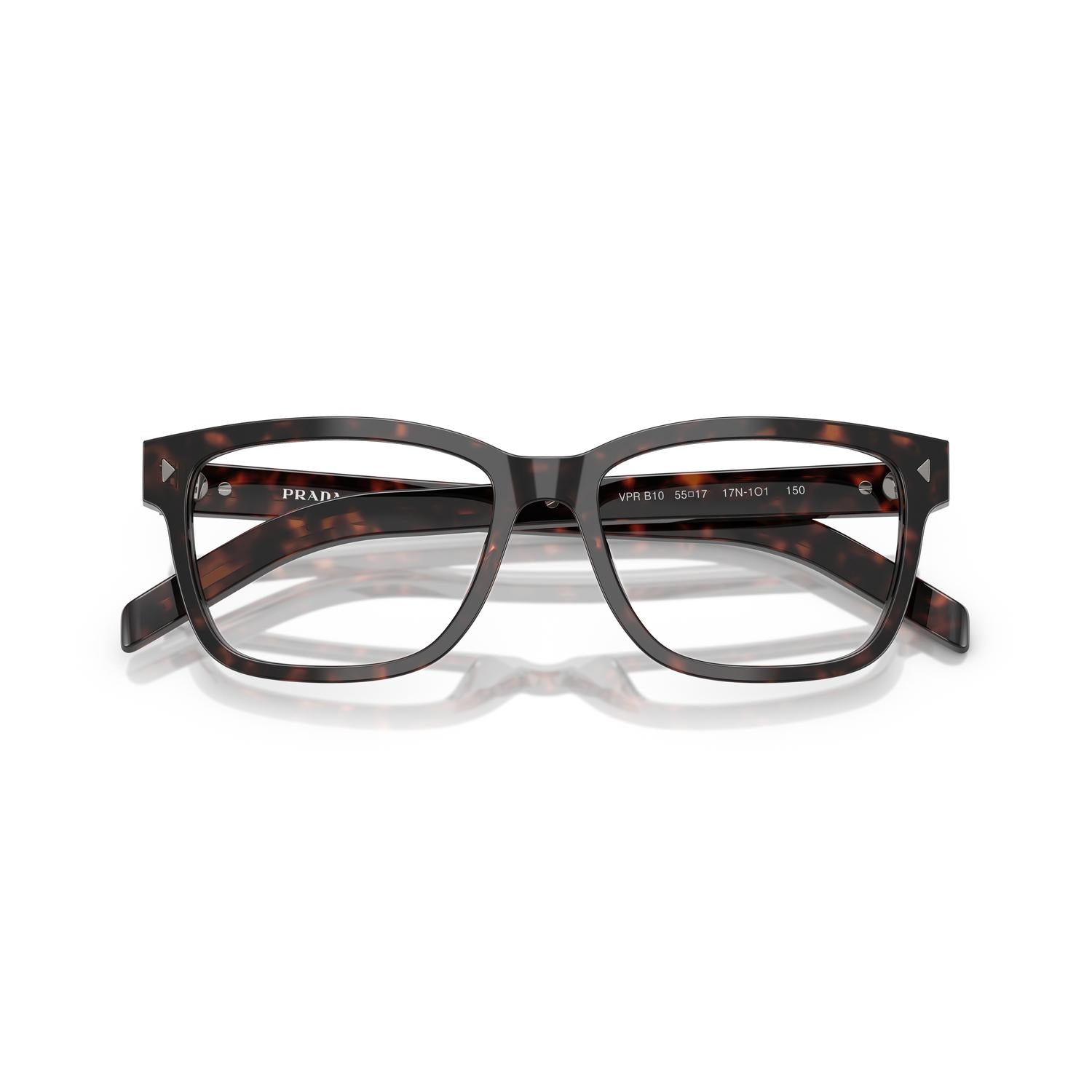 EYEGLASSES PRADA MODEL B10V COLOR 17N1O1 CLOSED VIEW