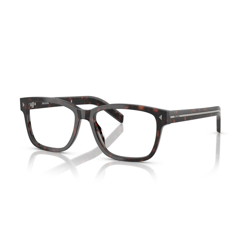 EYEGLASSES PRADA MODEL B10V COLOR 17N1O1 ANGLED VIEW