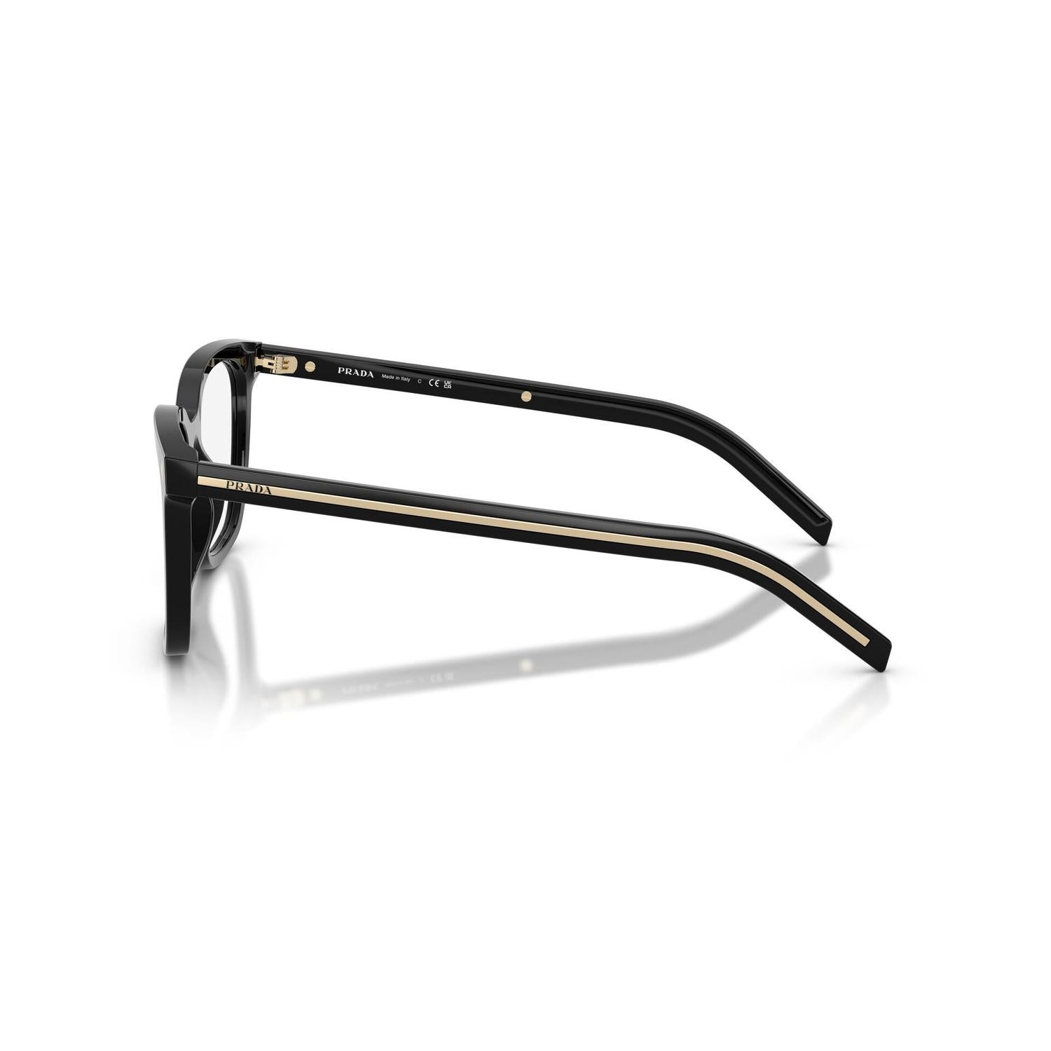 EYEGLASSES PRADA MODEL B11V COLOR 16K1O1 SIDE VIEW