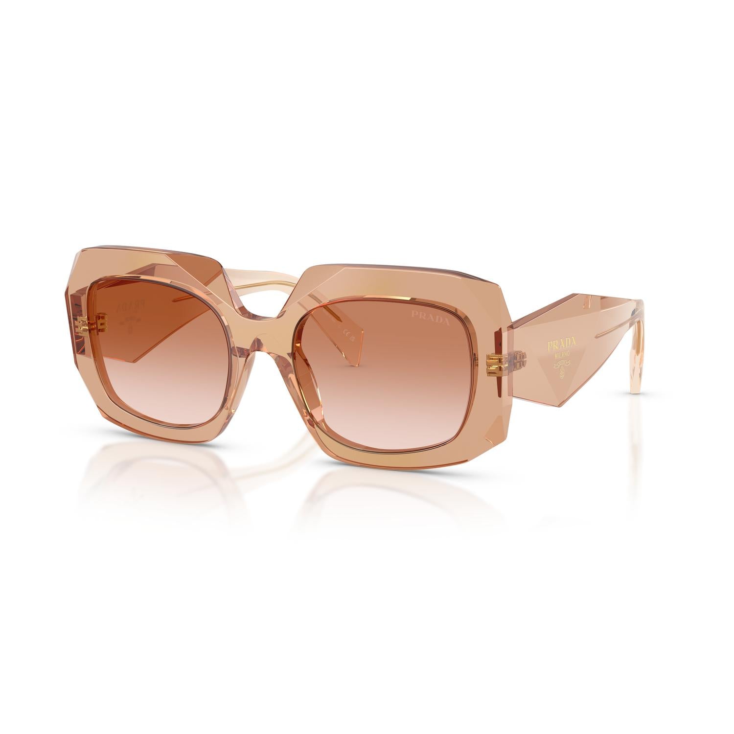 SUNGLASSES PRADA MODEL B23S COLOR 28E50S ANGLED VIEW