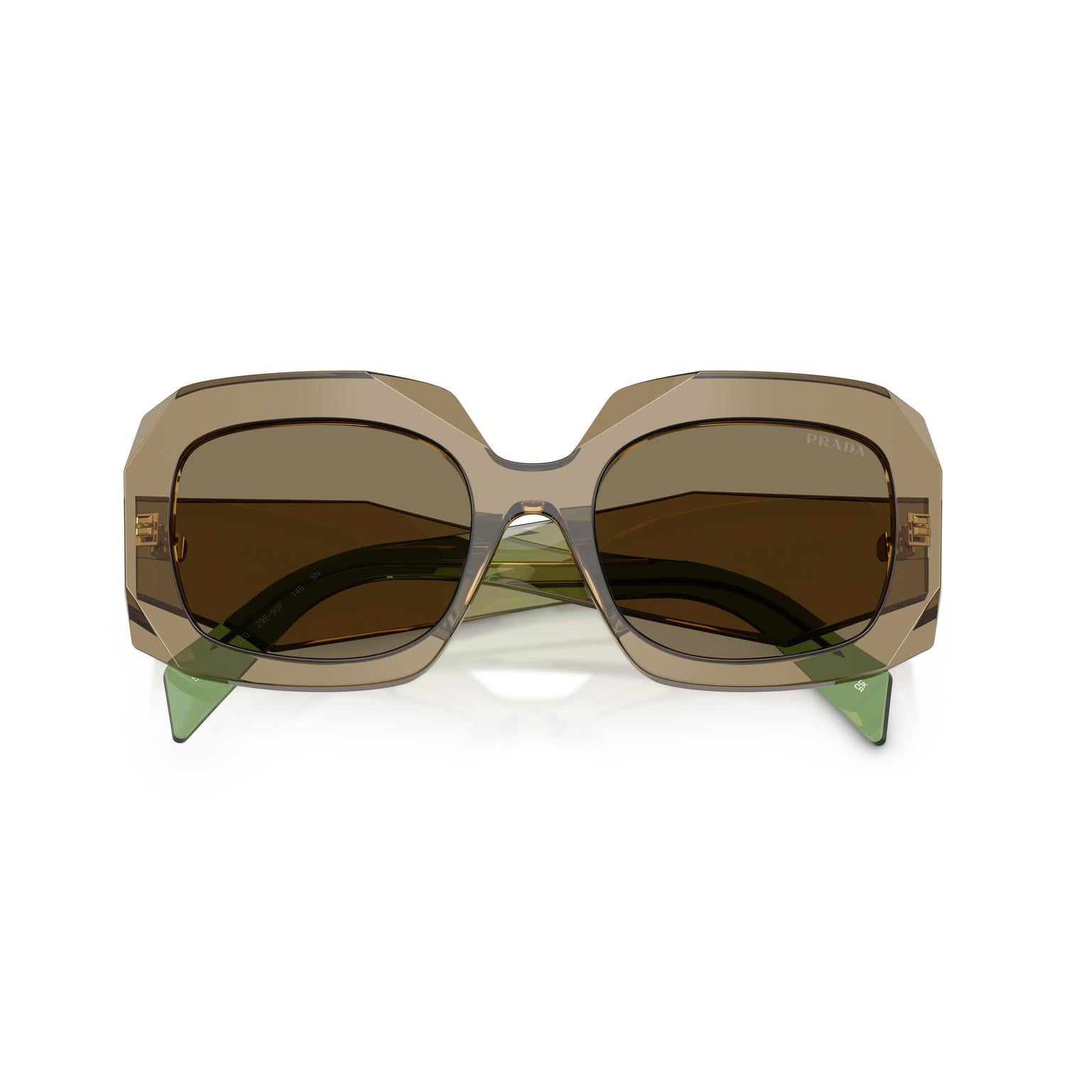 SUNGLASSES PRADA MODEL B23S COLOR 29E90F CLOSED VIEW