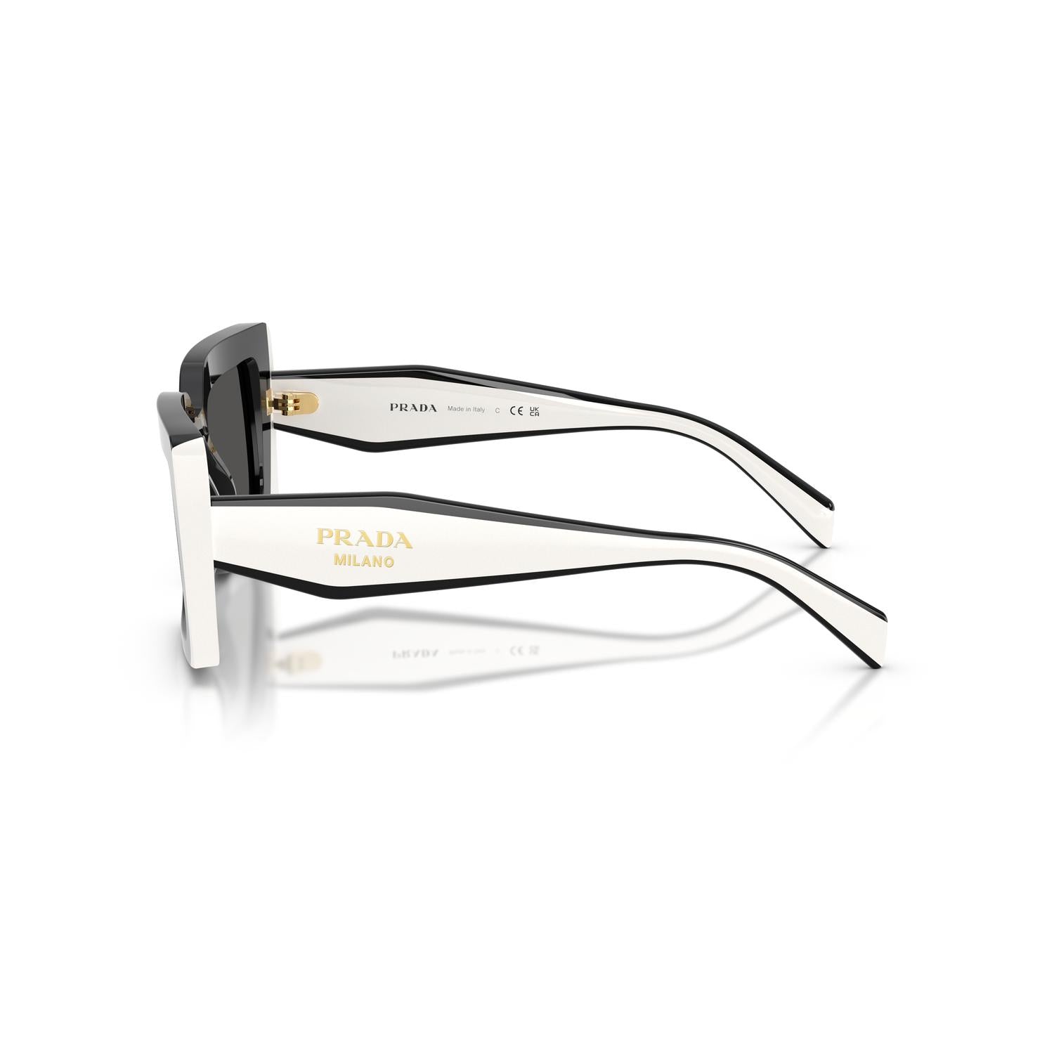 SUNGLASSES PRADA MODEL D01S COLOR 20G08Z SIDE VIEW
