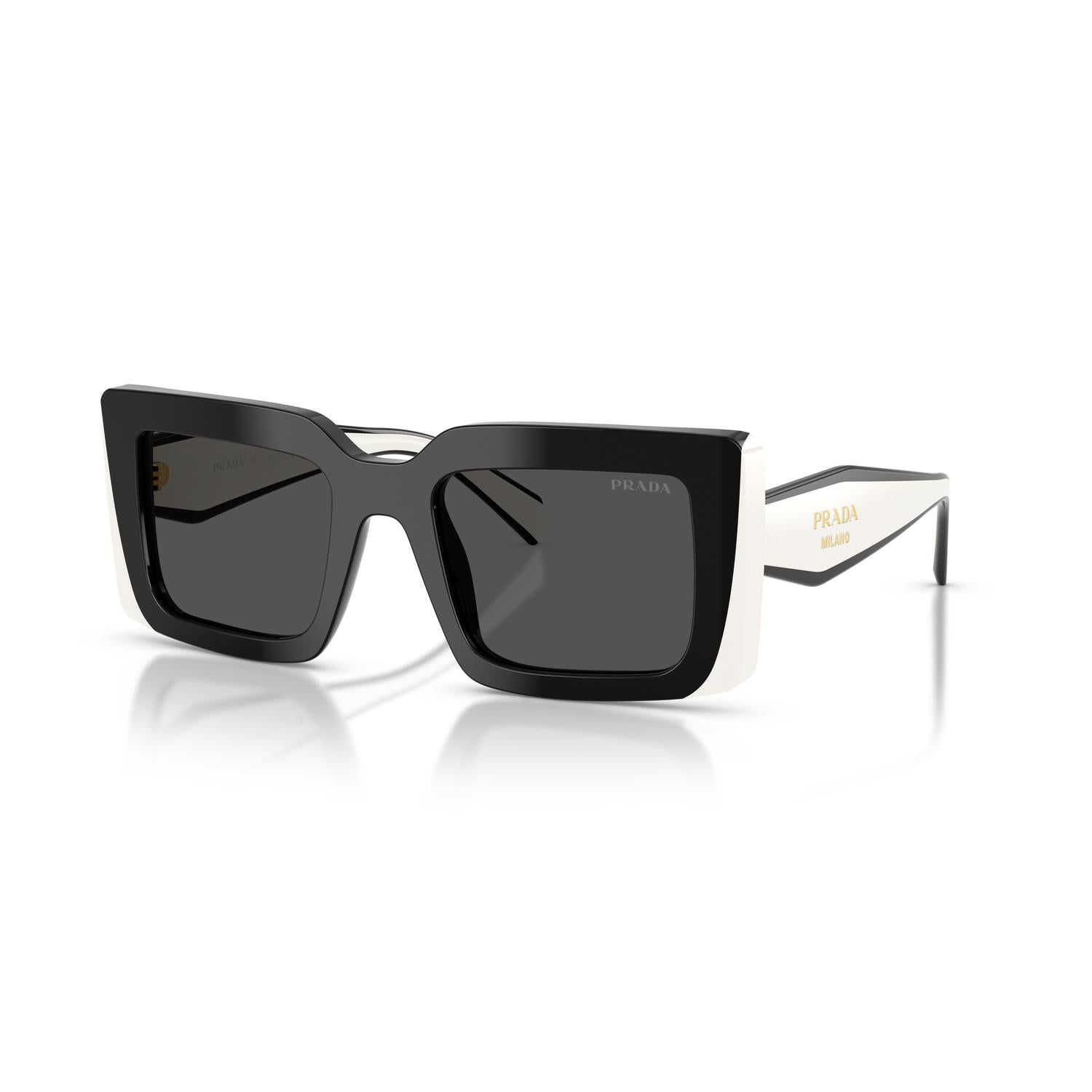 SUNGLASSES PRADA MODEL D01S COLOR 20G08Z ANGLED VIEW