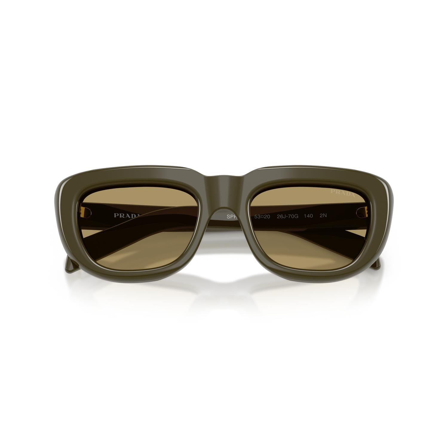 SUNGLASSES PRADA MODEL D07S COLOR 26J70G CLOSED VIEW