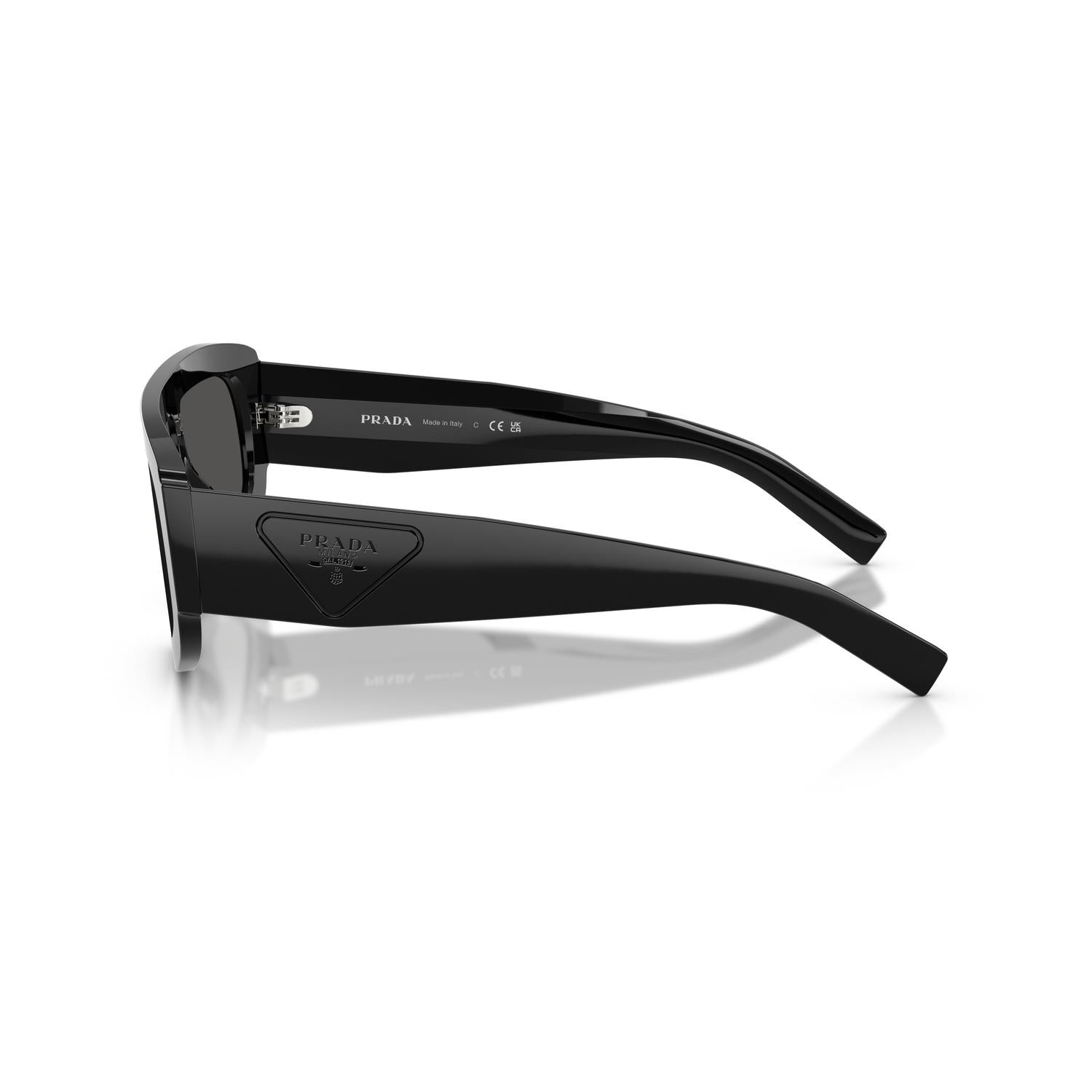 SUNGLASSES PRADA MODEL D10S COLOR 16K08Z SIDE VIEW