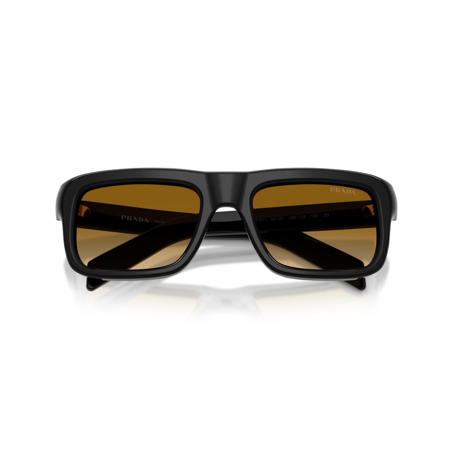 SUNGLASSES PRADA MODEL D11S COLOR 16K10X CLOSED VIEW