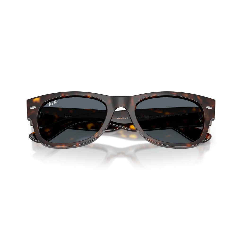 SUNGLASSES RAY-BAN MODEL 0832S COLOR 902/R5 CLOSED VIEW