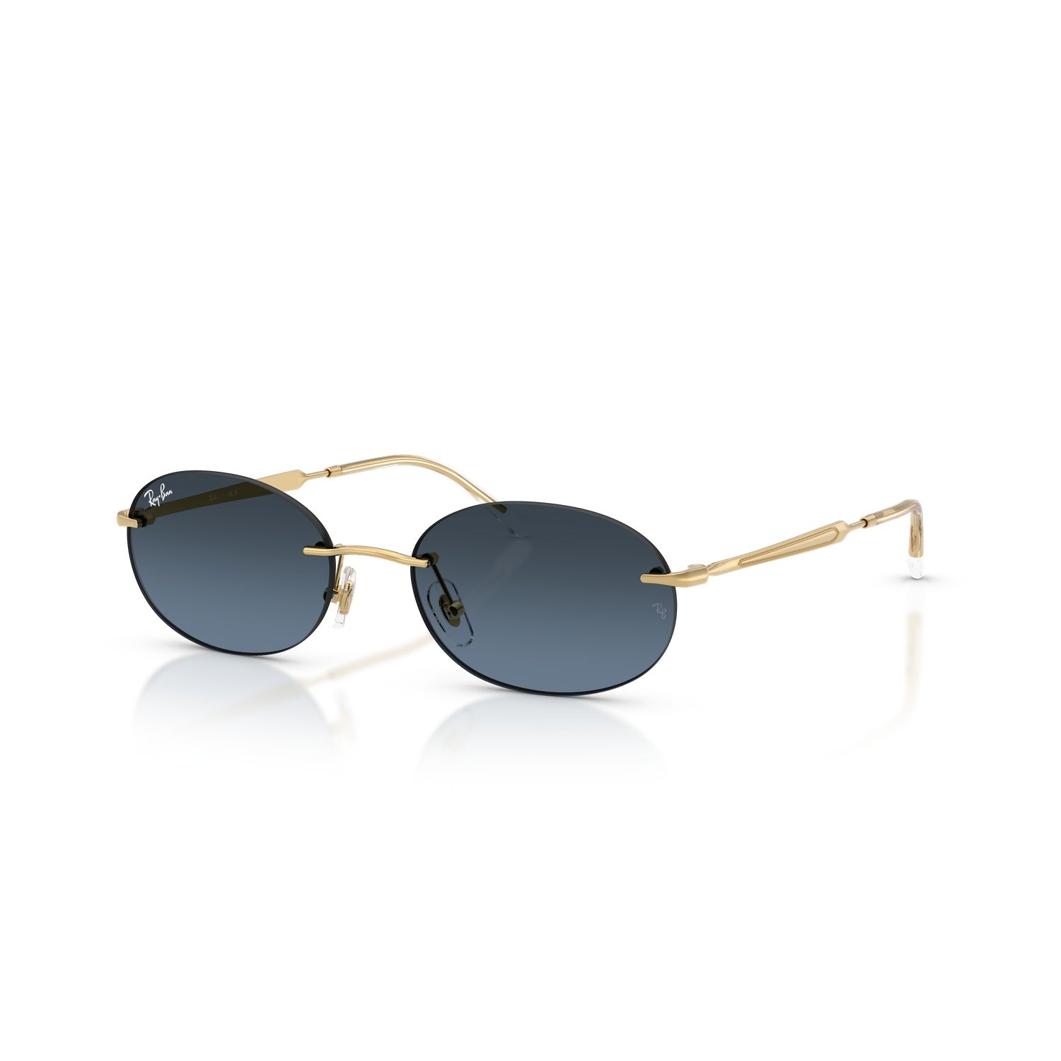 SUNGLASSES RAY-BAN MODEL 3767 COLOR 001/4C ANGLED VIEW
