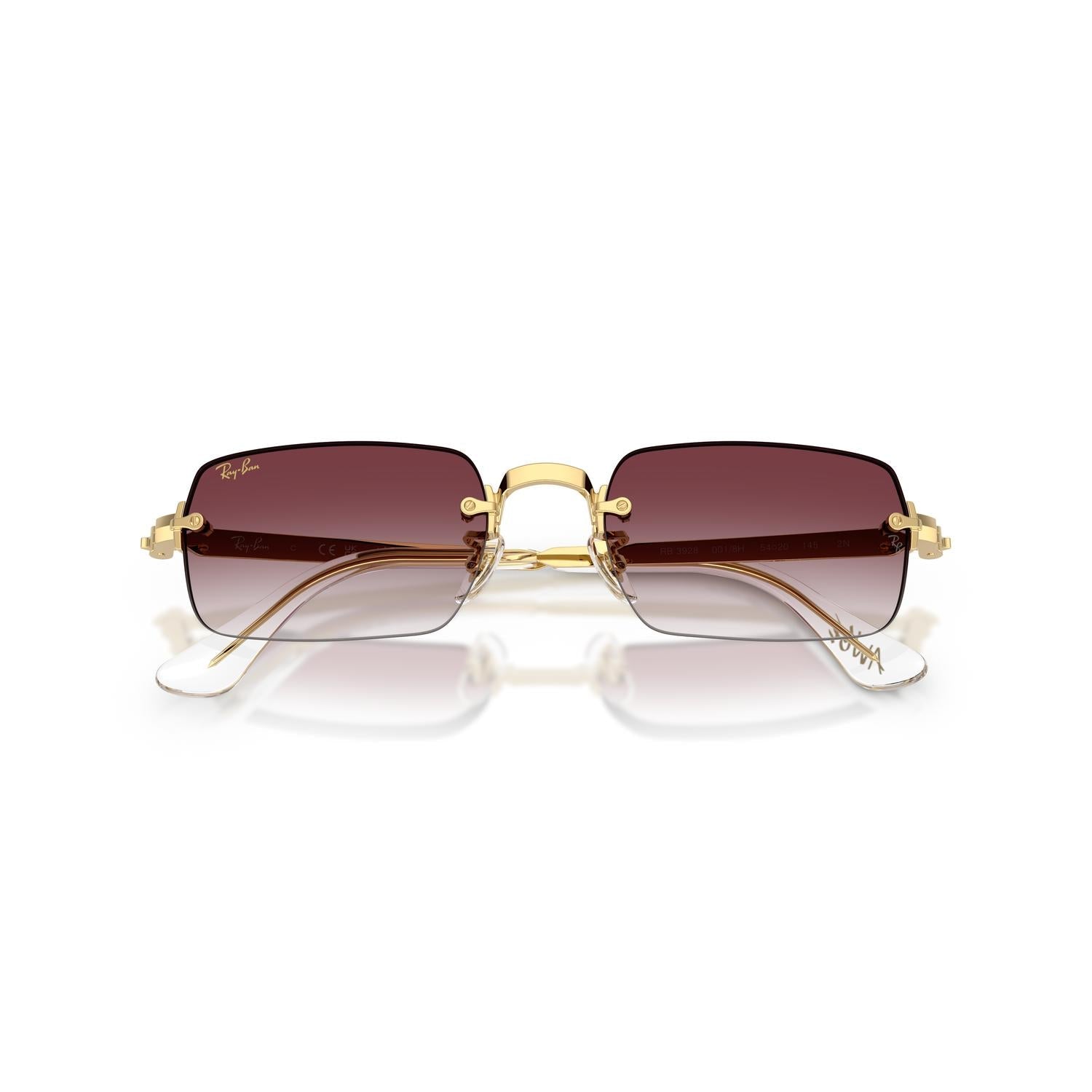 SUNGLASSES RAY-BAN MODEL 3928 COLOR 001/8H CLOSED VIEW