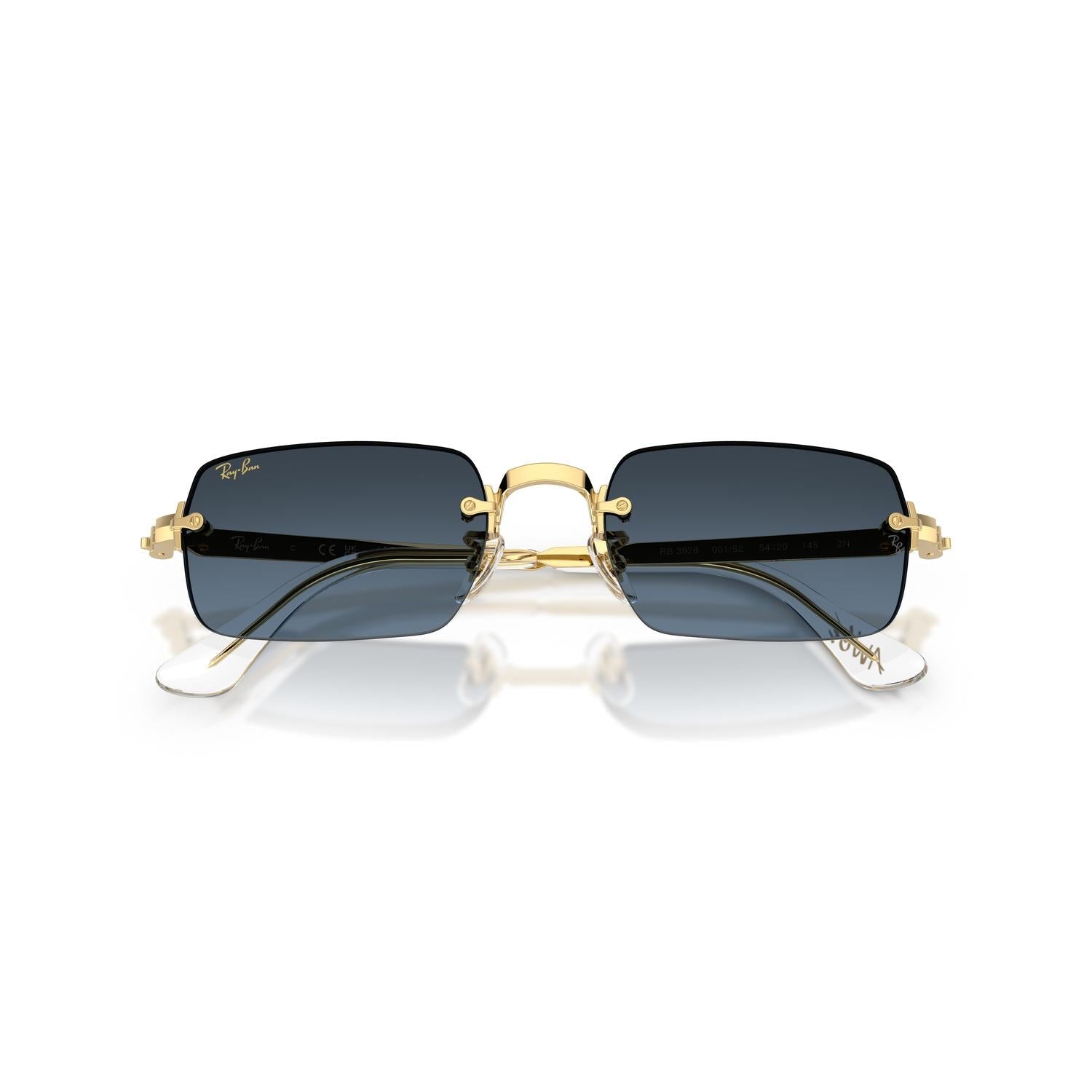 SUNGLASSES RAY-BAN MODEL 3928 COLOR 001/S2 CLOSED VIEW
