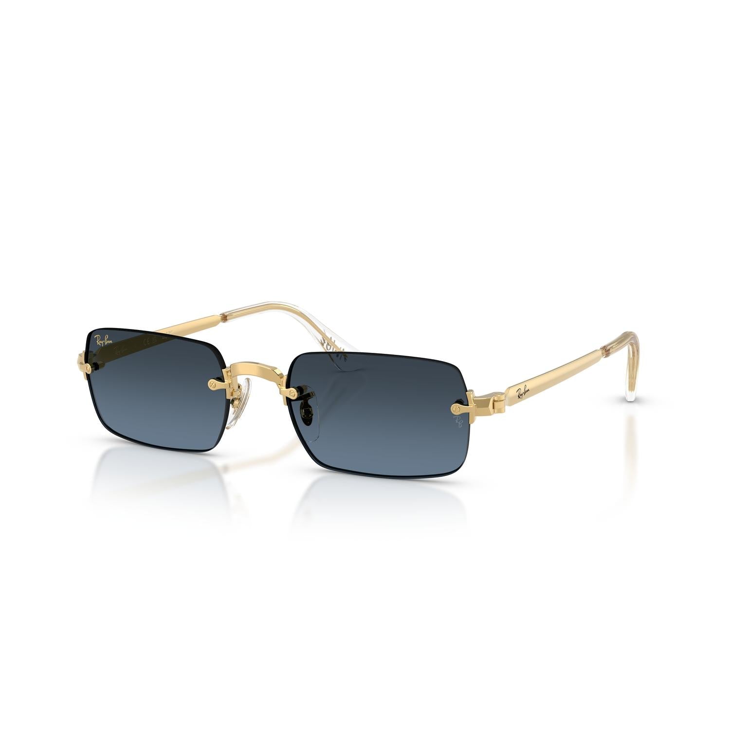 SUNGLASSES RAY-BAN MODEL 3928 COLOR 001/S2 ANGLED VIEW