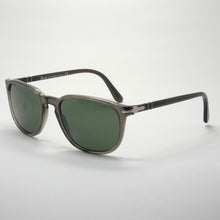 Load image into Gallery viewer, glasses persol 3019 color grey size 55 angled view
