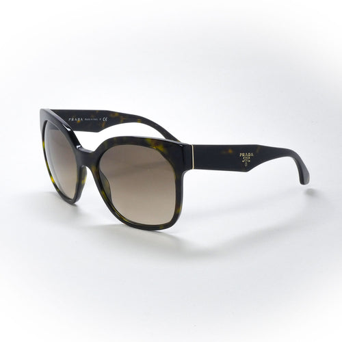 sunglasses PRADA SPR 10R color 2AU 3DO size 57 angled view