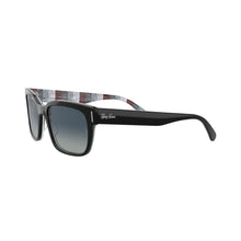 Load image into Gallery viewer, sunglasses ray ban model rb 2190 color 13183a black on chevron grey/burgundy
