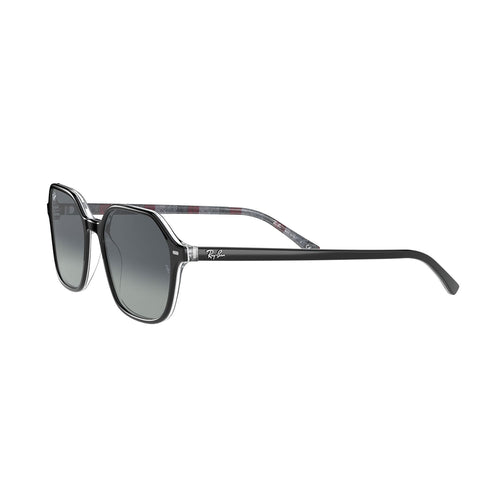 ray ban model rb 2194 john color 1318/3a BLACK ON CHEVRON GREY/BURGUNDY