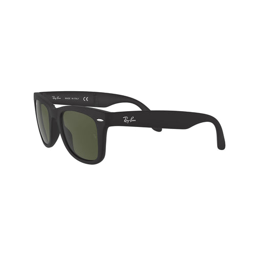 sunglasses ray ban model rb 4105 folding wayfarer color 601s matte black 