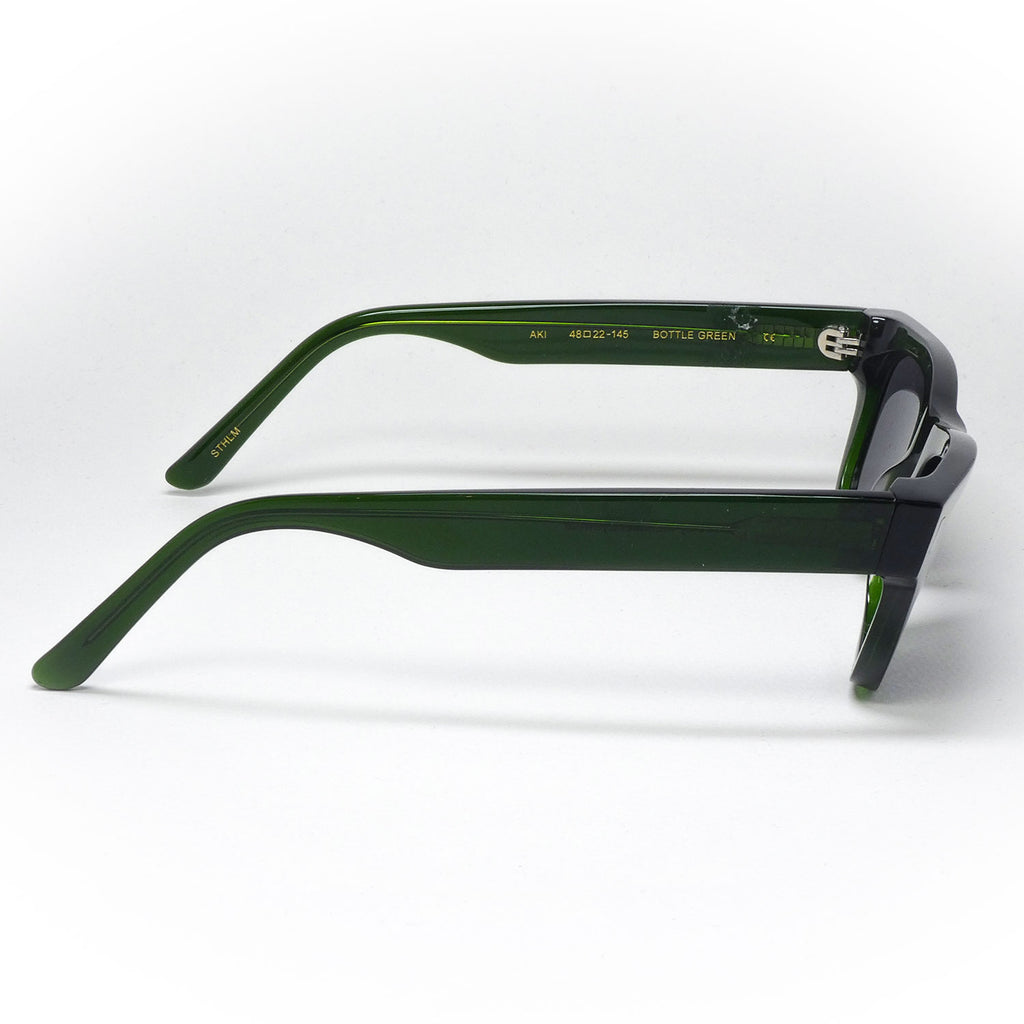 sunglasses monokel model aki color bottle green side view
