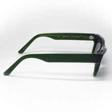 Load image into Gallery viewer, sunglasses monokel model aki color bottle green side view
