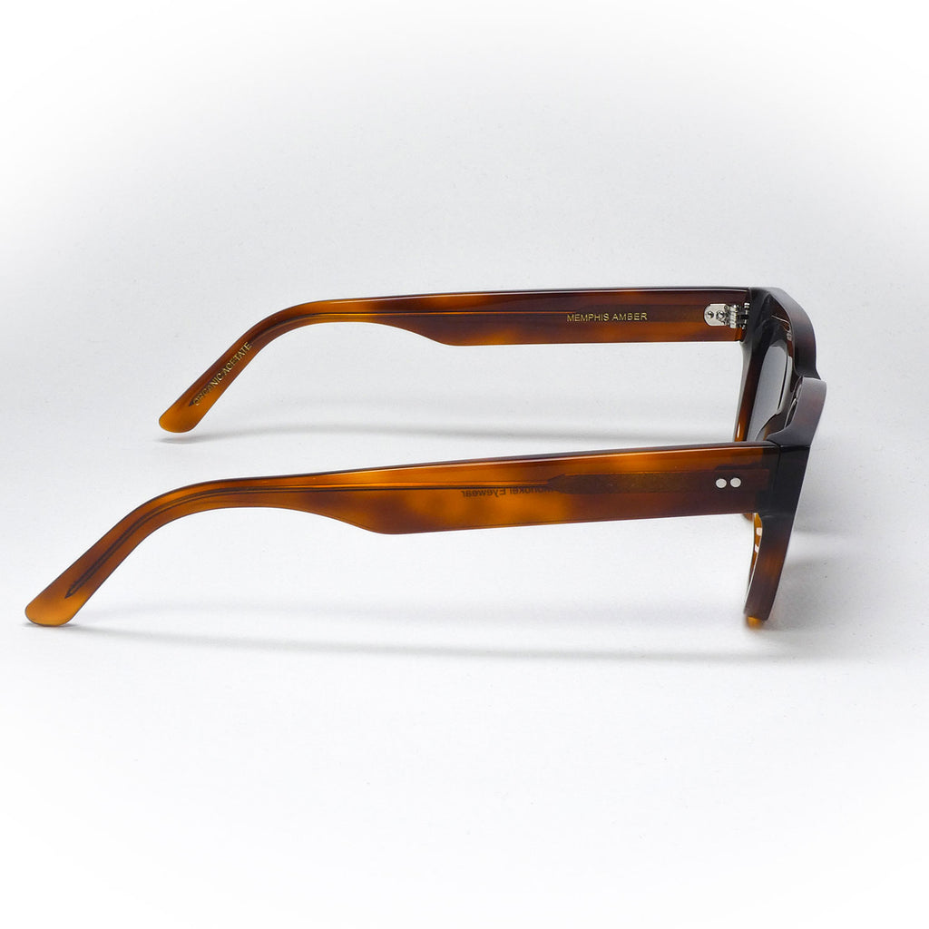 sunglasses monokel model memphis color amber side view