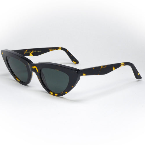 sunglasses monokel model moon color brown tortoise angled view