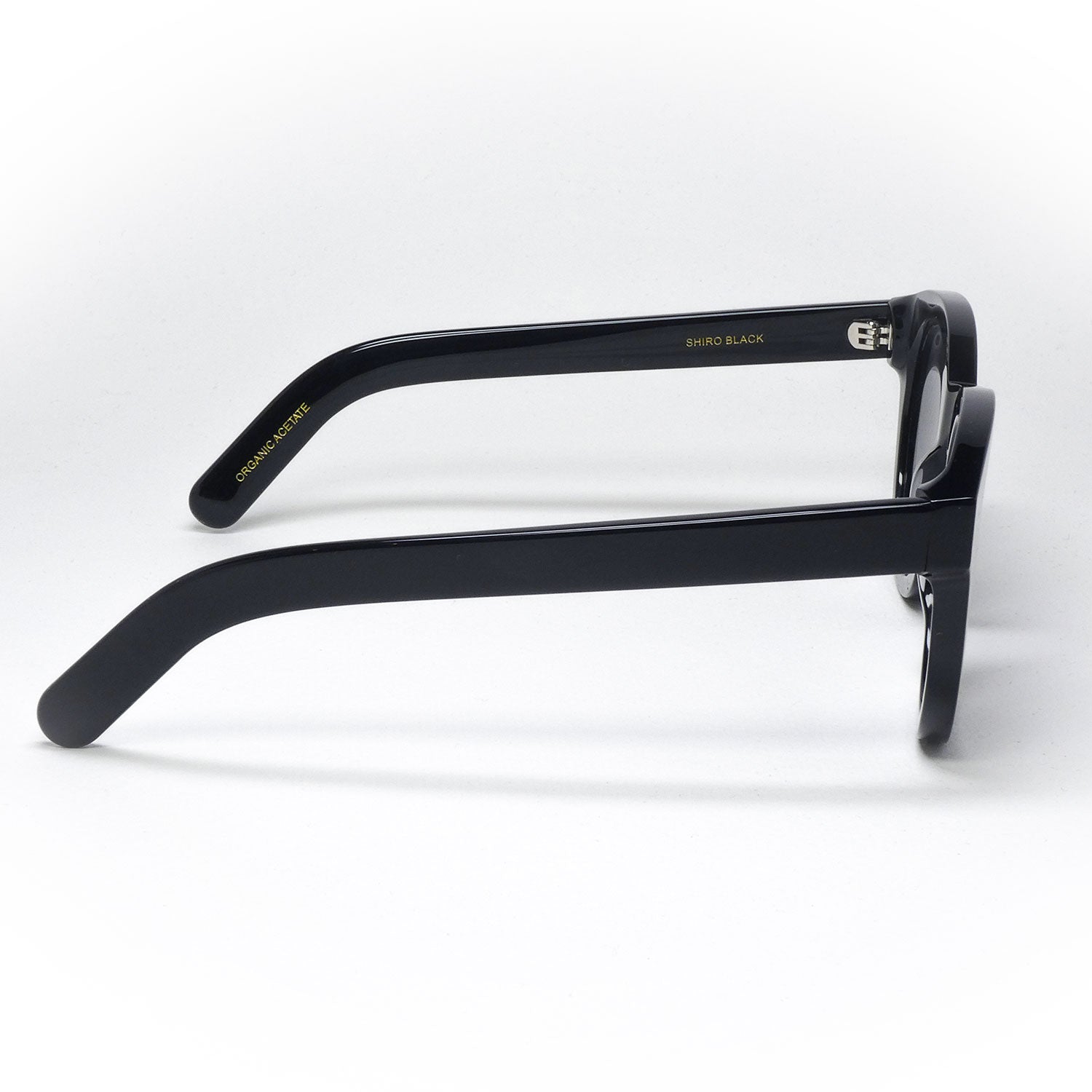 sunglasses monokel model shiro color black side view
