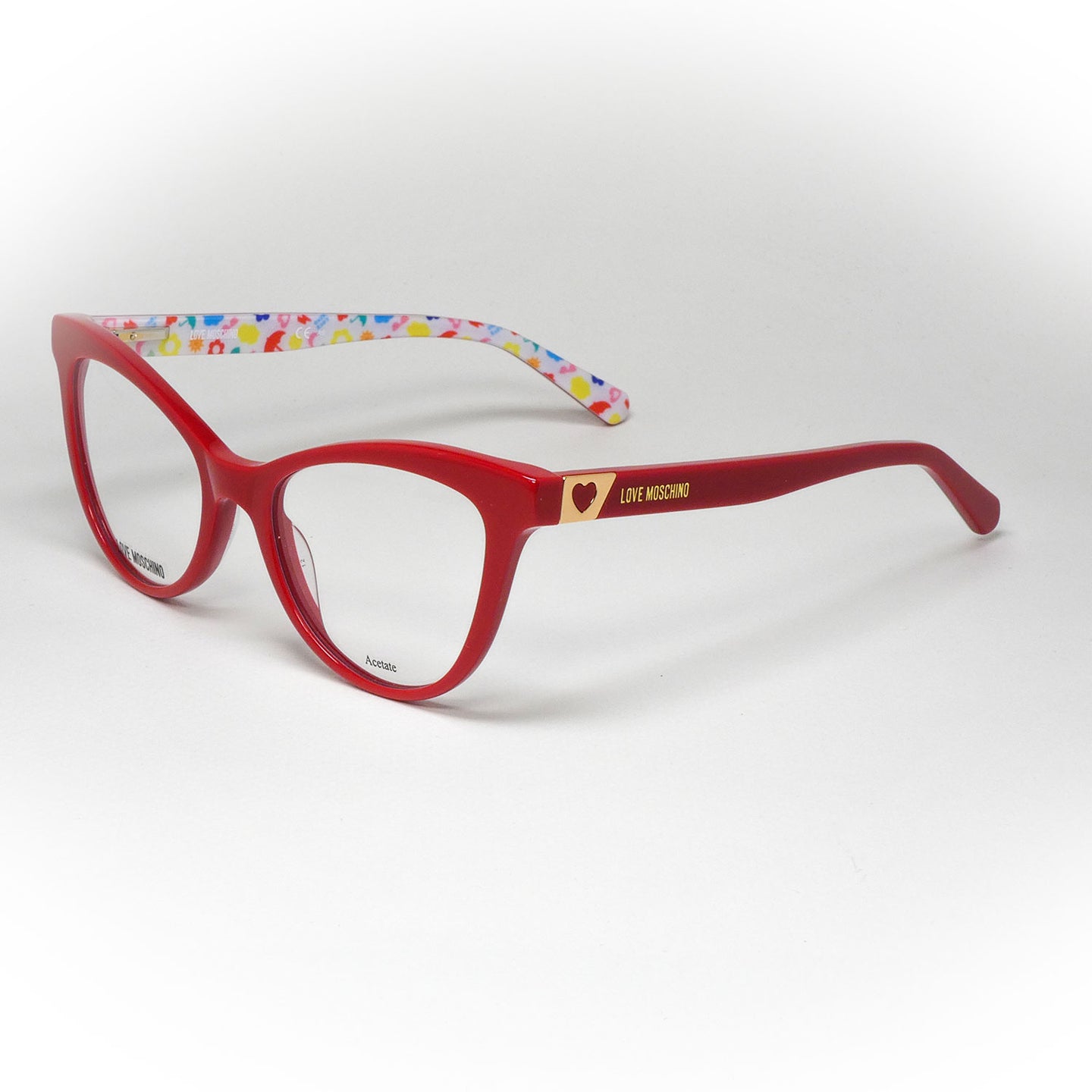glasses moschino love model 576 color c9a angled view
