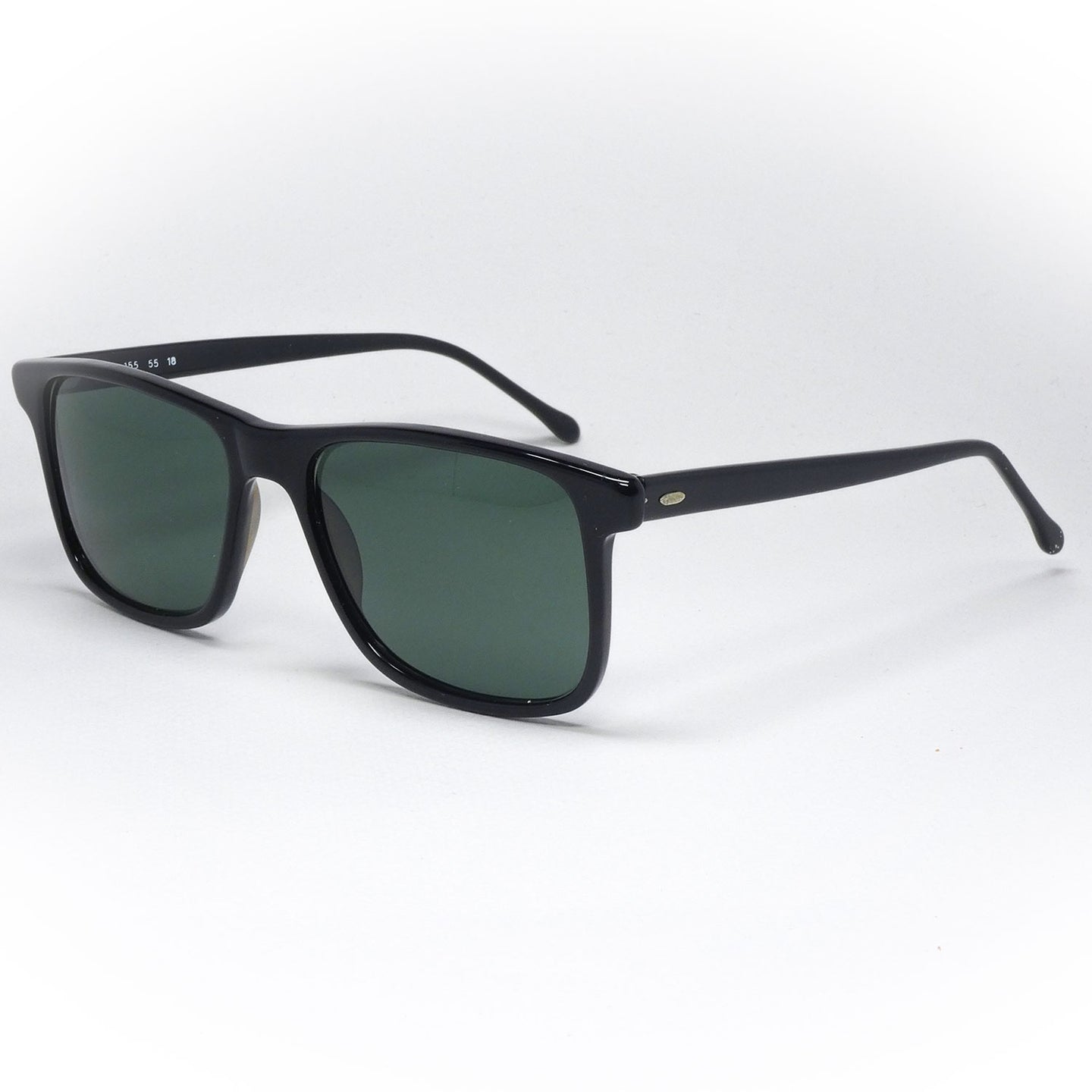 sunglasses opta model 155 color black handcrafted angled view