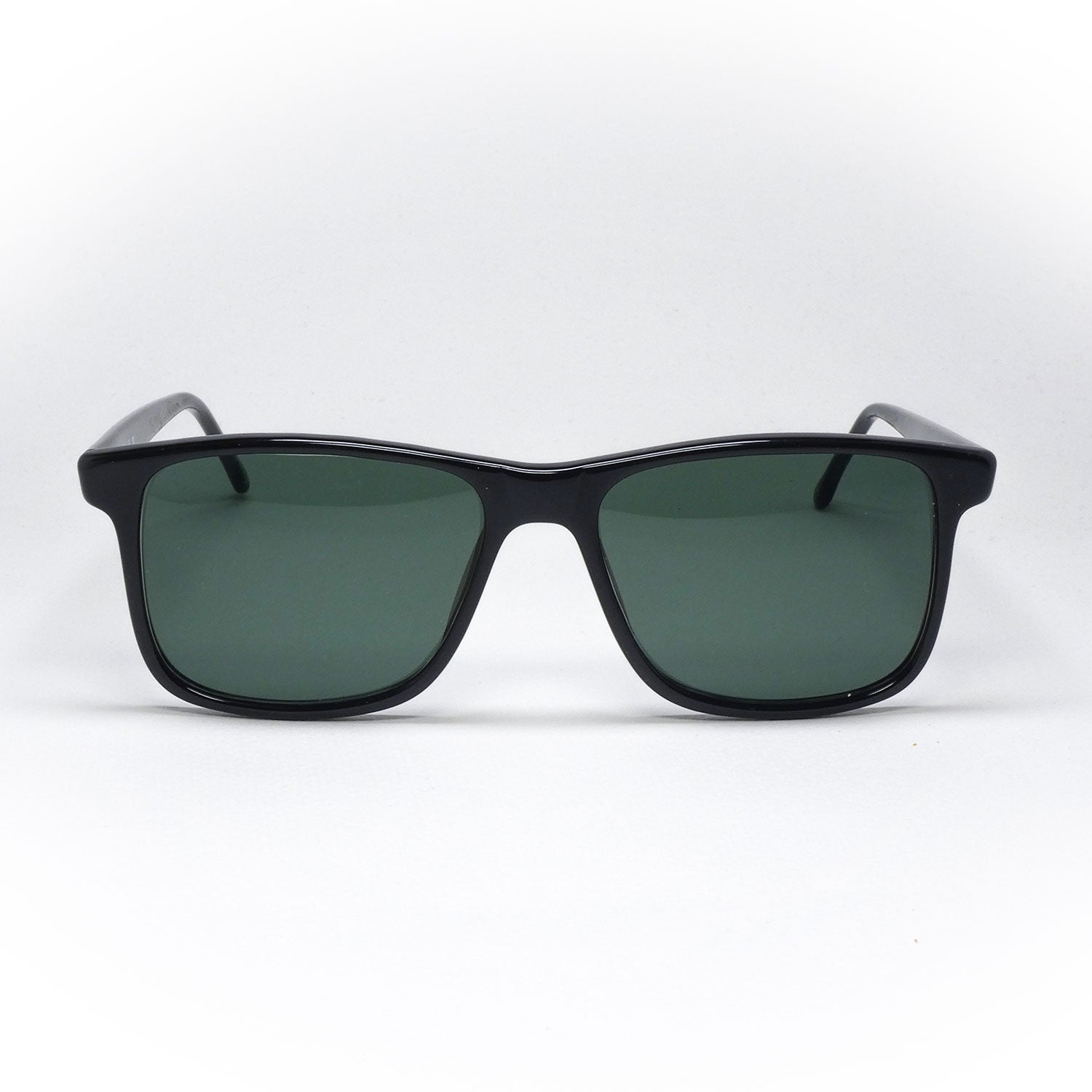 sunglasses opta model 155 color black handcrafted front view