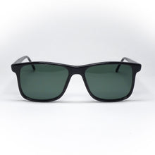 Load image into Gallery viewer, sunglasses opta model 155 color black handcrafted front view
