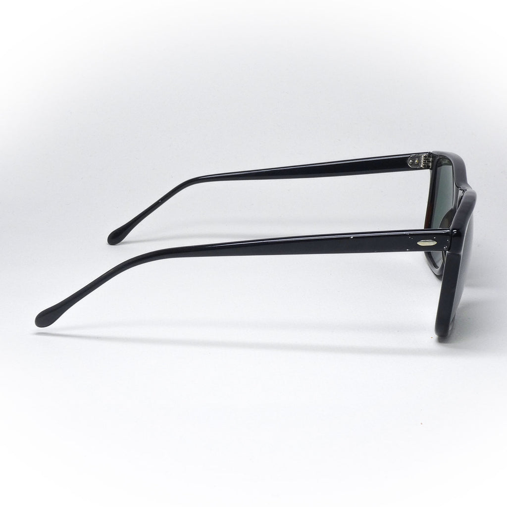 sunglasses opta model 155 color black handcrafted side view
