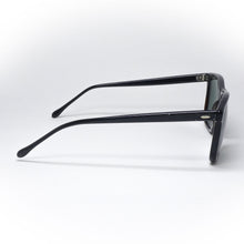 Load image into Gallery viewer, sunglasses opta model 155 color black handcrafted side view

