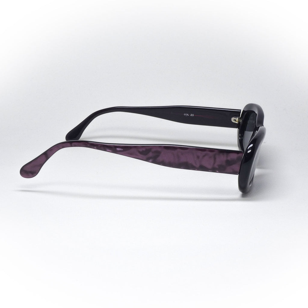 sunglasses opta model cellidor color purple handcrafted side view