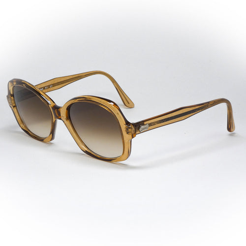 sunglasses opta model corina color beige handcrafted angled view