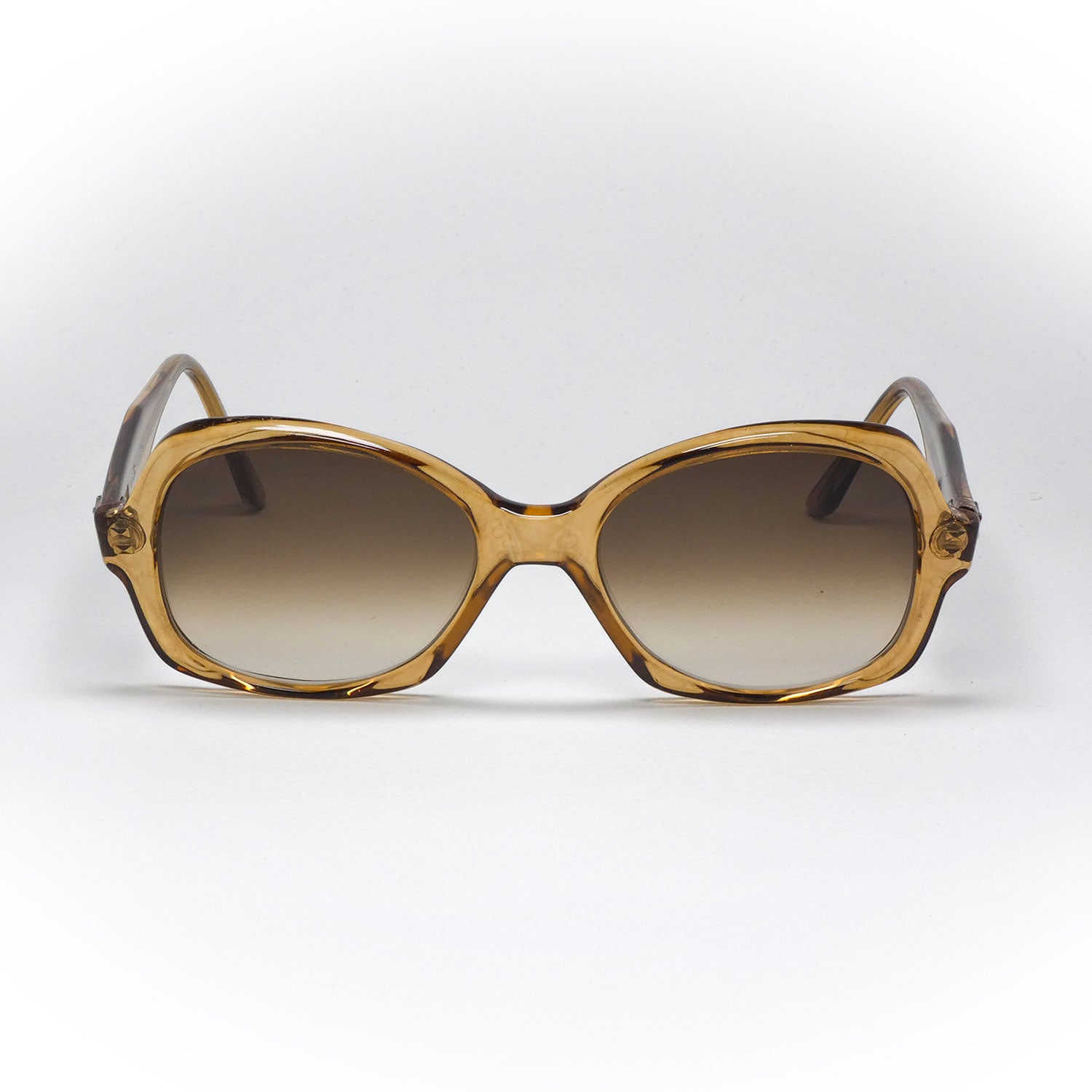 sunglasses opta model corina color beige handcrafted front view
