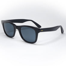Load image into Gallery viewer, sunglasses opta model west side color black handcrafted angled view
